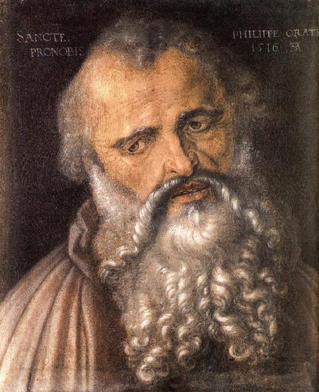 Albrecht Durer St.Philip the Apostle Germany oil painting art